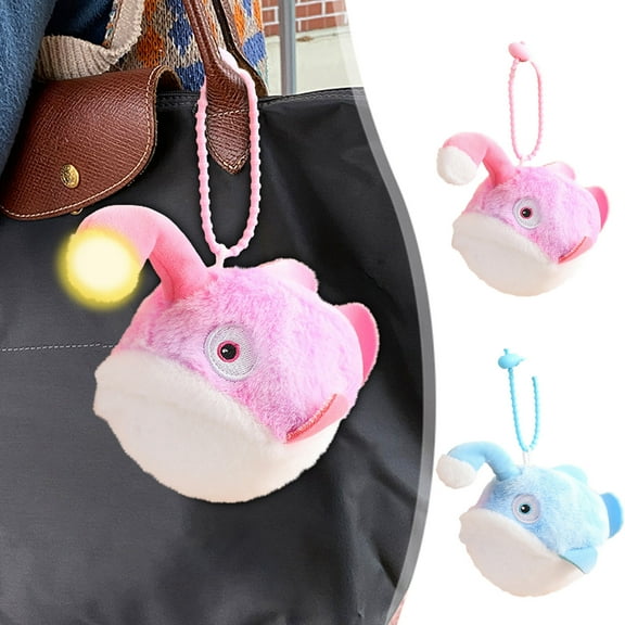 Viflosae Kids Toys 2 Year Old Girl Birthday Gifts Christmas Toys for Kids Light-up Lantern Fish Pendant Cute Kissing Mouth Fish Magnetic Sticker Sticker Doll Dolls