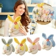 thumbnail image 1 of Viflosae Kids Toys Girls 8-10 Toy for 5 Year Old Boy Gifts Unusual Christmas Gifts Easter Stuffed Cute Bunny Doll Flower Cute Bunny Doll Toy Mother and Child, 1 of 6