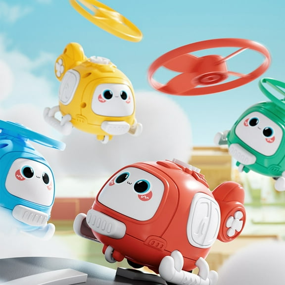 Viflosae Kids Toys Girls Gifts for Girls Toy Cars Ejection Dragonflys Toy Flying Toy Inertias Fly Pair Collision Car Outdoor Children Collision Helicopter Toy