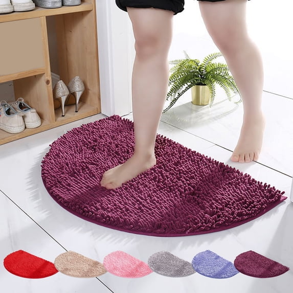 Viflosae Kitchen Rugs Washable Bath Mat Bathroom Foam Absorbent Floor Mat Bathroom Toilet Doorway Dry Foot Mat Entry Door Mat Non-slip Mat for Kitchen, Bathroom, and High Traffic Areas