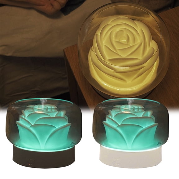 Viflosae LED Desk Lamp Table Lamp 1PC Aromatherapy Oil Diffuser Oil Waterless Oil Diffuser for Home Office Quiet