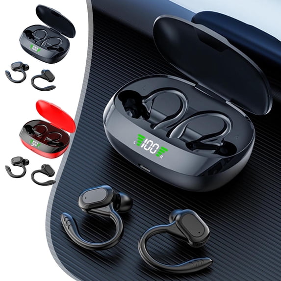Viflosae Language Translator Device Translation Headphones Wireless Bluetooth Al Translation Earphones with High Definition Call 1200mAh Battery for Business Meetings Travel and Work