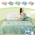 thumbnail image 1 of Viflosae Large Blanket Throw Blankets for Bed Summer Air Conditioning Quilt Cool Feeling Ice Silk Summer Quilt Thin Ice Cream Quilt Washable Washable Air-Condition Friendly Comforter, 1 of 7