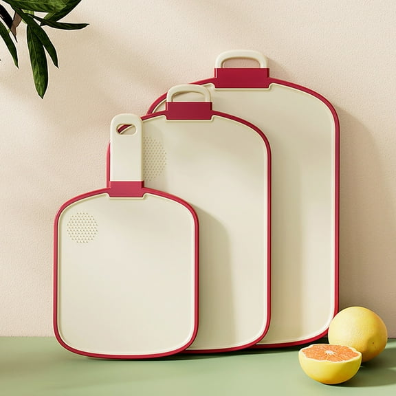 Viflosae Large Cutting Boards for Kitchen Chopping Boards for Kitchen Double-Sided Cutting Board Kitchen Chopping Block Non-Slip Cutting Mat Vegetable Carving Board