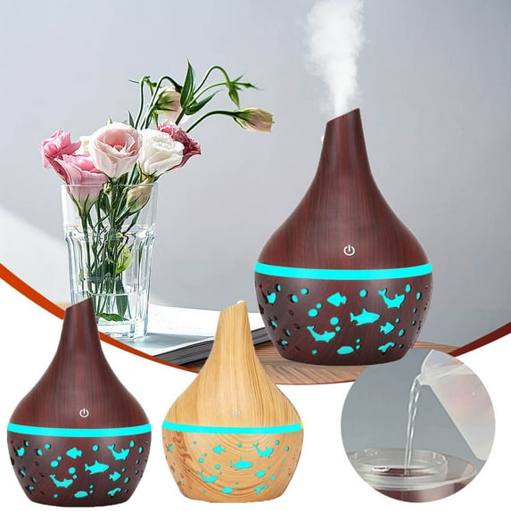 Viflosae Large Room & Essential Oil Diffuser Humidifiers for Bedroom Aroma Oil Diffuser LED Aroma Aromatherapy Humidifier