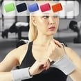 thumbnail image 1 of Viflosae Left Wrist Brace Women Sweatband Sports Wrist Guard Wrist Supports for Volleyball Badminton Tennis Basketball Wrist Towels Sports Accessories Sleek Designs Absorbent Fabric, 1 of 9