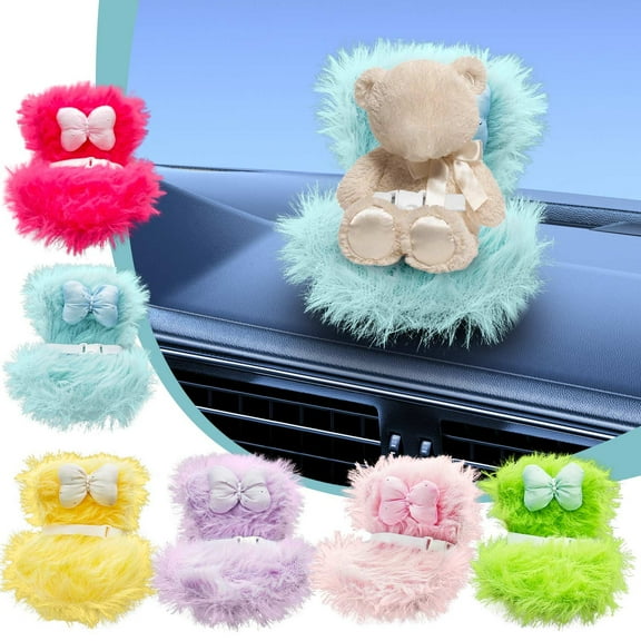 Viflosae Living Room Decor and Accessories Doll Safety Seat Cute Doll Air Ornaments Car Interior Decoration