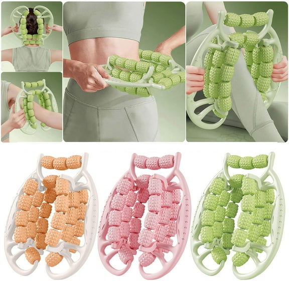 Viflosae Massage Roller Foam Roller Massage Roller Roller Cellulite Roller Muscle Relaxer Leg Clamps Leg Massage for Yoga,