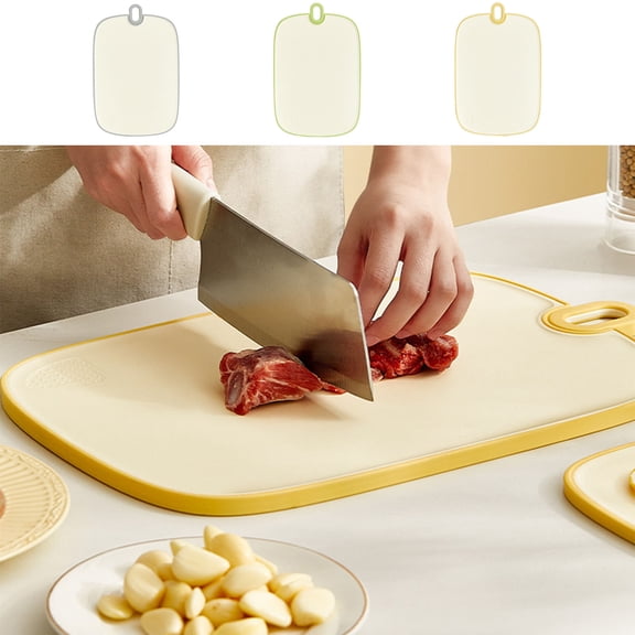 Viflosae Meat Cutting Board Chopping Boards for Kitchen Cutting Board Household Chopping Board Case Board Children Auxiliary Kitchen Cut Fruit Cut Vegetables Double-sided Chopping Boards