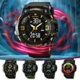 thumbnail image 1 of Viflosae Men's Watches Valentines Day Gifts for Women Men's Sport Digital Watch Waterproof Outdoor Watch With Stopwatch LED Light Multifunctional Wristwatch For Running Casual, 1 of 6