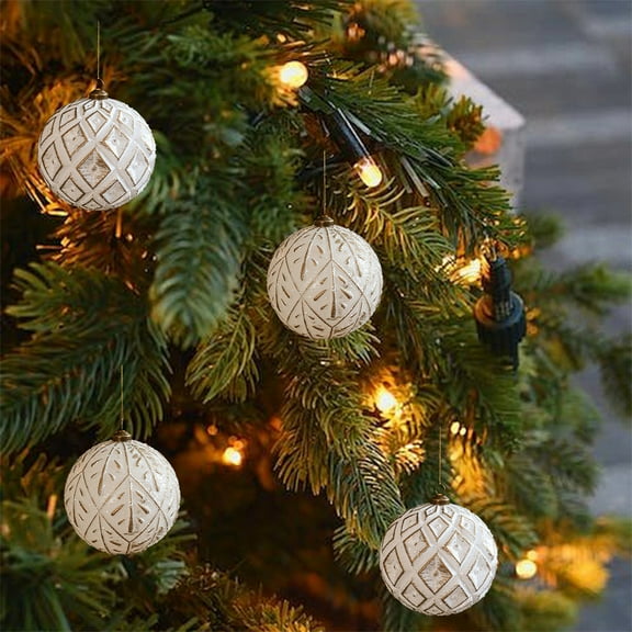 Viflosae Mini Ornaments Champagne Christmas Decor Christmas Balls Material Christmas Tree Decoration Festival Ambiance Decoration for Ornament Exchange Parties and Holiday Events