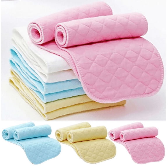 Viflosae Muslin Burp Cloths Baby Washcloths 12.6''X4.72'' 3 Super Soft and Absorbent Cloth Diaper