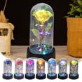thumbnail image 1 of Viflosae Night Light Desk Lamps for Home Office Valentine's Day Her Colorful Rose Flower Valentine Love Flowers Mom Mother's Women's Birthday Gifts Colorful Artificial Flower Gift Led Light, 1 of 9