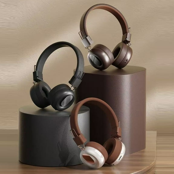 Viflosae Noise Cancelling Headphones Bluetooth Headphones Head Mounted Foldable Soft Headband Low Latency High Battery 5.4 Sports Gaming Bluetooth Headphones Earphones