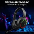 thumbnail image 1 of Viflosae Noise Cancelling Headphones L800 Over-Ear Bluetooth Headphones LED Lighting Foldable Wireless Headphones Low Latency with Microphone and Breathing, 1 of 5