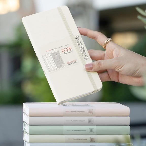 Viflosae Note Book Journaling Notebooks 2026 Weeks Planner 2026 Weekly and Monthly Planner for Business Meetings and Client Presentations