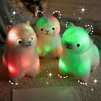 Viflosae One Year Old Gifts for Girls Glowing In The Dark Plushes Toy Cute And Dumbfounded Alpacas Stuffed Animals Children's Doll Birthday Gift For Plushs Dolls for Girls