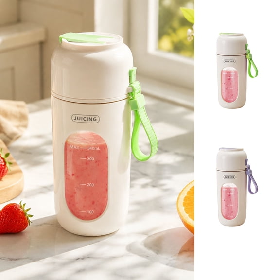 Viflosae Orange Juicer Squeezer Cold Press Juicer Portable Juicer Large Capacity Stylish Electric Cup USB Rechargeable Fruit Blender for Travel Home Office