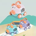 thumbnail image 1 of Viflosae Outdoor Kids Toys Christmas Toys Soft Edges for Safety Cute Cartoons Animals Child Catapult Car Mini Inertias Rebounds Car Puzzle Parent Child Interactive Children's Toy, 1 of 7