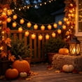thumbnail image 1 of Viflosae Outdoor Lights Fall Home Decor LED Pumpkin Maple Leaf Light String Thanksgiving Decorative Light Pendant Holiday Lighting Arrangement Ornaments, 1 of 6