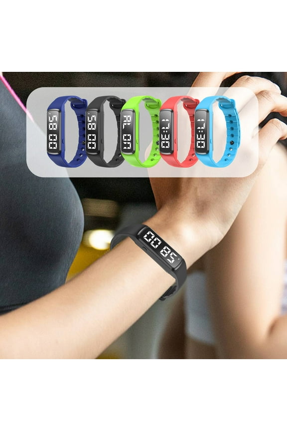 Outdoor Sports Multifunctional Bracelet Vibration Alarm Clock Reminder 24 Hours Pedometer Sports Bracelet Electronics Gadgets