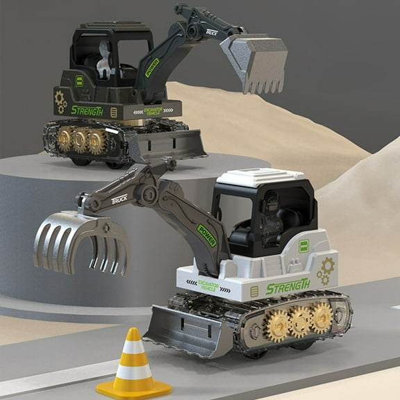 Viflosae Outdoor Toys for Kids Ages 4-8 Encourages Parent-Child Bonding Pressing Engineering Car R Esistant Children's Engineering Car Excavator Toys Simulation Car Boys Girls Gift