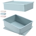 thumbnail image 1 of Viflosae Plastic Boxes for Storage Storage Bins Home Underwear Storage Box Drawer Organizer Compartment with Lid Panty Organizer for Bathroom, Kitchen, Living Room, 1 of 10