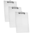 thumbnail image 1 of Viflosae Plastic Clipboards Clear Clipboard,Plastic Clipboard Transparent Color,Acrylic Clipboard with Low Profile Clip,Clear Plastic Clip Boards,Standard A4 Letter Size 11.8" x 8.8" Summer Savings, 1 of 8