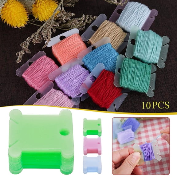 Viflosae Plastic Winding Board Thread Organizer Storage Board Craft Tool Sewing Material Cord Yarn Management for DIY Needlework Arts Crafts Efficient Organizing