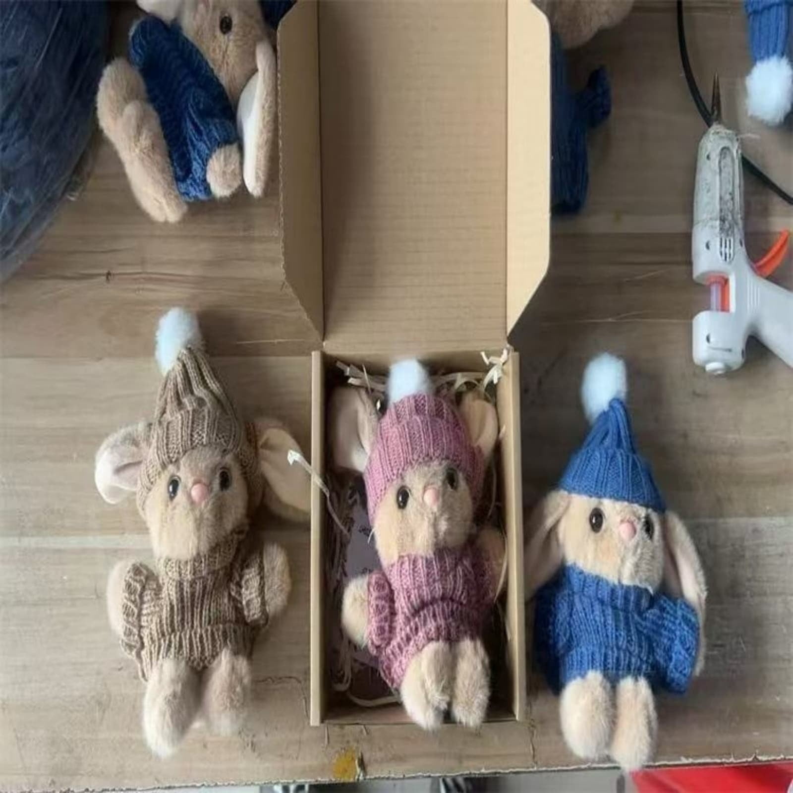 Viflosae Plush Toys Birthday Gift Cute Mini Bunny Plush Toy Easter Gift ...