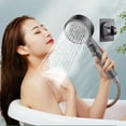 thumbnail image 1 of Viflosae Powerful Rain Shower Head - Shower High Pressure Handheld Showerhead Hard Water High Pressure 8 Spray Modes Handheld Shower For The Elderly With Base Lightning Deals of Today Prime, 1 of 8