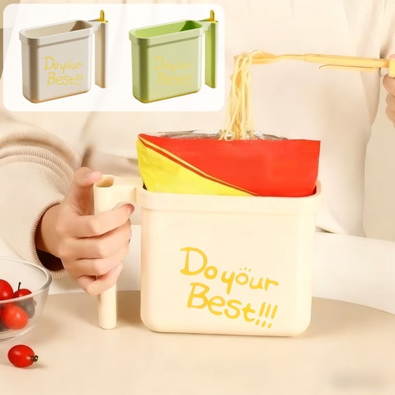 Viflosae Ramen Bowl Ramen Noodle Bowl Packaged Instant Noodles Bowl A Must-have for Lazy People A No-wash Instant Noodles Bowl with A fork Included for Dorm Students