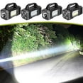 thumbnail image 1 of Viflosae Rechargeable Flashlights Flashlights High Lumens Rechargeable Strong Light Flashlight Outdoor Long-range Handheld Searchlight Solar Charging Flashlight Household Handheld Light, 1 of 6