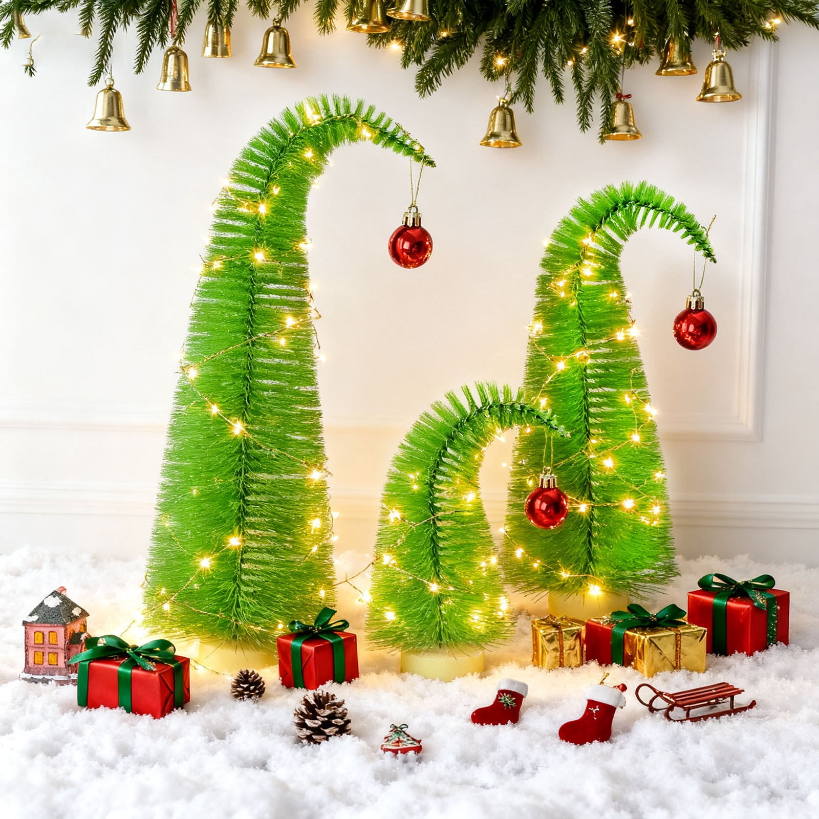 Viflosae Red and Green Christmas Decorations Christmas Decor Christmas ...