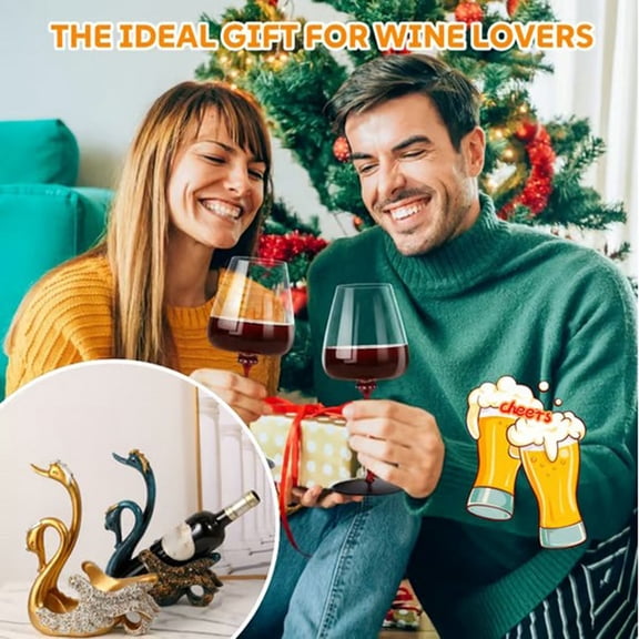 Viflosae Red Wine Rack Decoration Modern Wine Cabinet Villa Home Decor Craftsmanship Decoration