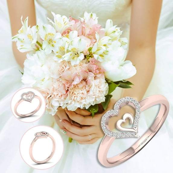 Viflosae Ring for Women Rings for Women Womens Gifts Wedding Sign Decor Quote Wall Banner Hanging Letter Art Keepsake for Ceremony Reception Photo Backdrop Party Venue Decor