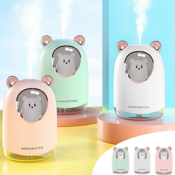 Viflosae Room Humidifier for Bedroom Humidifiers for Large Room Cute Pet Humidifier Mini Household Small Hydrating Aaromatherapy Car Bear Usb Humidifier