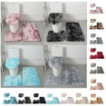 thumbnail image 1 of Viflosae Rugs for Bathroom Bathroom Rugs Fall and Winter3PCS Tie Dyed Carpet Toilet Three Piece Set Non Slip Mat Bath, 1 of 3