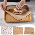 thumbnail image 1 of Viflosae Sandwich Paper Wraps Wax Paper 50 Sheets Of Printed Food Packaging Paper Oil Resistants Paper For Pastries Cakes Sandwiches And Burgers Baking Parchment Liners, 1 of 10