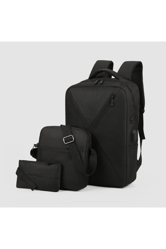 School Backpack Backpack Three Piece Set,Large Capacity USB Student Backpack,Suitable For School And Outdoor Travel,Computer Bag For Men And Women With Large Capacity