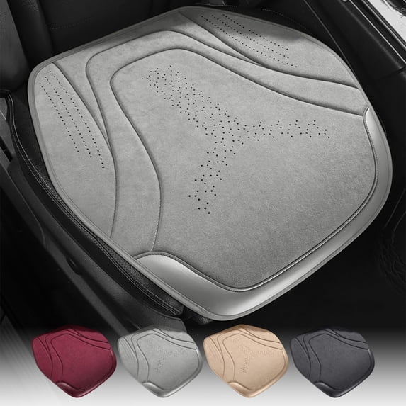 Viflosae Seat Cushions for Office Chairs Chair Cushion Car Seat Cushion Car Seat Cushion Cover Breathable Leather Velvet Cushion Half Pack