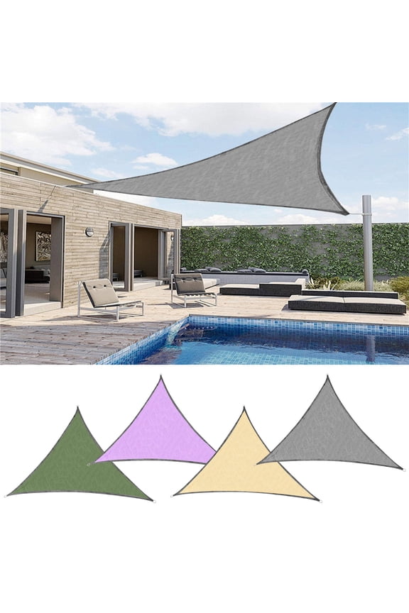 Shade Car Sunshade Sun Protection Triangular Shade Garden Swimming Pool AntiUV Shade Cloth Tarpaulin