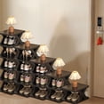 thumbnail image 1 of Viflosae Shoe Rack for Closet Plastic Removable and stackable Shoe Rack Simples and Space Saving Storage Rack Home Shoe Cabinet Dormitory Shoe Rack No Installation Required, 1 of 7