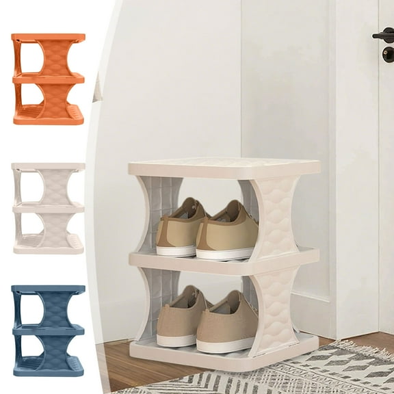 Viflosae Shoes Cabinet Entryway Cabinet Concise Shoe Rack Multi Layer Household Doorway Organizer Dorm Room Entryway Storage Shelf Space Saving Shoe Tower for Small Apartment