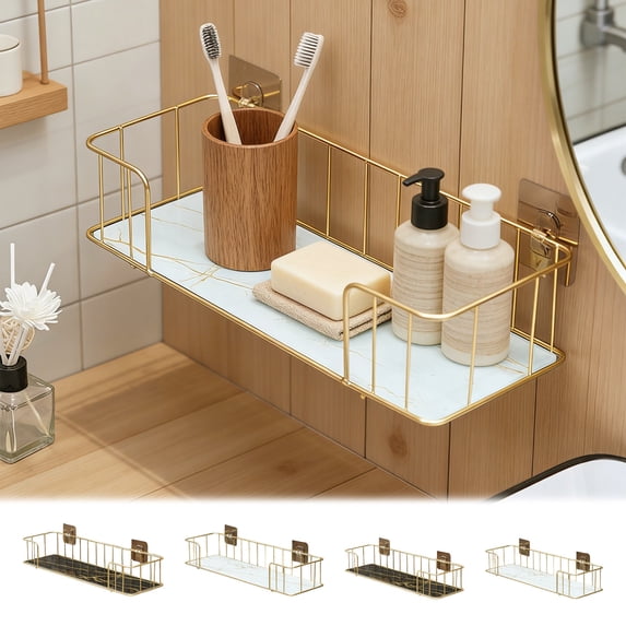 Viflosae Shower Organizer Hanging Shower Shelf Shower Shelf for Inside Shower Bathroom Shelving Unit Cosmetic and Shampoo Organizer Toiletries Storage Rack Bathroom Shelving Unit