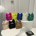 thumbnail image 1 of Viflosae Sling Bag for Women Sling Bag Pleated Bow Bag Women's Handbag Shoulder Solid Color Crossbody Bag for Travel,Vacation,Sightseeing, 1 of 7