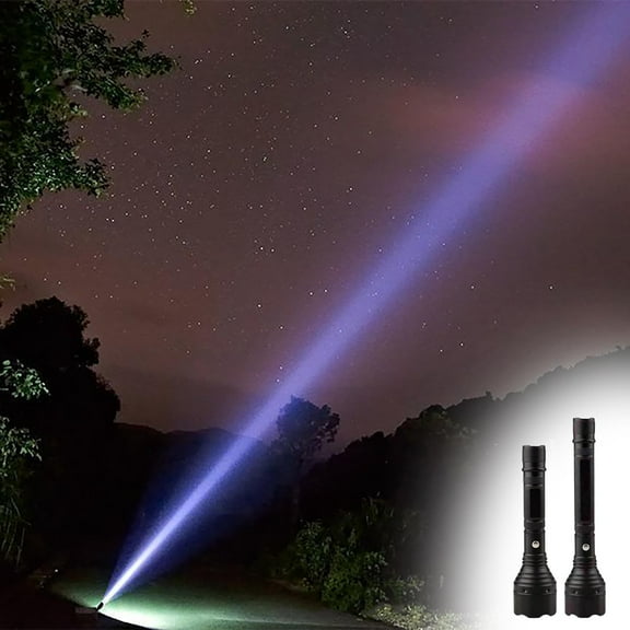 Viflosae Small Flashlight Flashlights Rechargeable LED Flashlights High Light: 250000 Light Super Bright Flashlight, 5 Modes with COB Work Light, IPX6, Powerful Handheld Flash Light