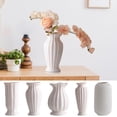 thumbnail image 1 of Viflosae Small Vases for Centerpieces Bud Vases White Ceramic Vase Modern Decorative Vase Home Decor Accents for Living Room Table Centerpiece, 1 of 10
