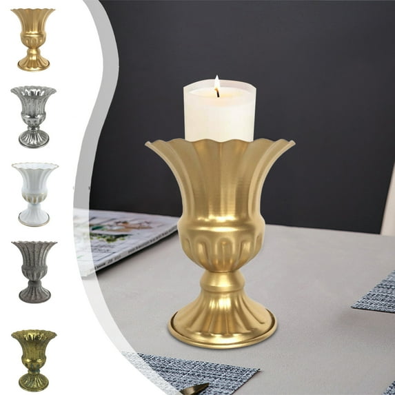 Viflosae Small Vases for Flowers Bookshelf Decor Flower Vases Iron Vase Is Suitable For Weddings Events Decoration Offices And Home Decoration