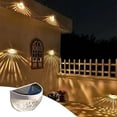thumbnail image 1 of Viflosae Solar Lights Outdoor Waterproof Ultra Bright 2pcs Solar Fence Lights,Solar Lights,Outdoor Wall Mount Decorative Step Lights,Fence Lighting For Garden,Porch,Stair,Pool Sales, 1 of 8